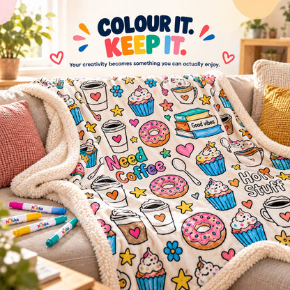 Nuiska™ ColorMagic Sherpa Blanket