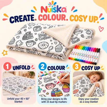 Nuiska™ ColorMagic Sherpa Blanket